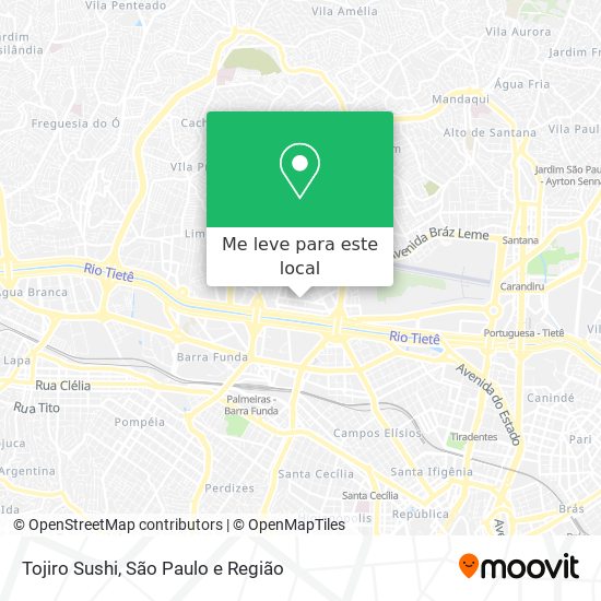Tojiro Sushi mapa