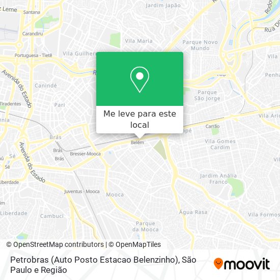 Petrobras (Auto Posto Estacao Belenzinho) mapa