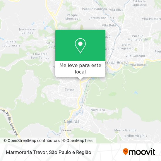 Marmoraria Trevor mapa