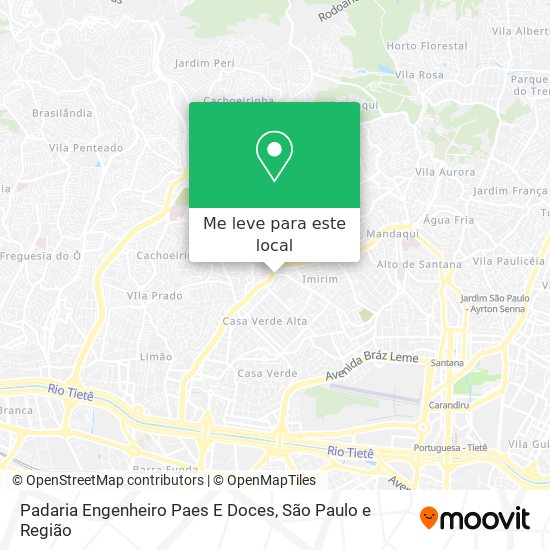 Padaria Engenheiro Paes E Doces mapa