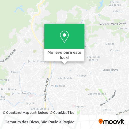 Camarim das Divas mapa