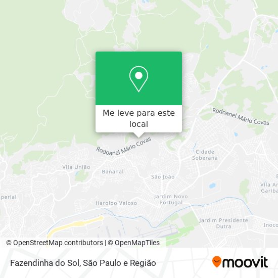 Fazendinha do Sol mapa