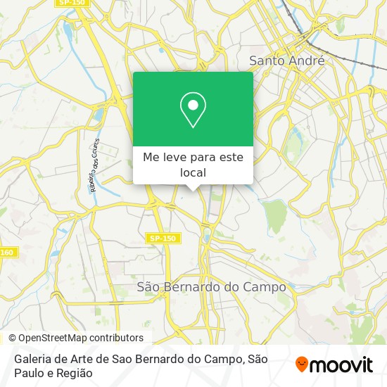 Galeria de Arte de Sao Bernardo do Campo mapa