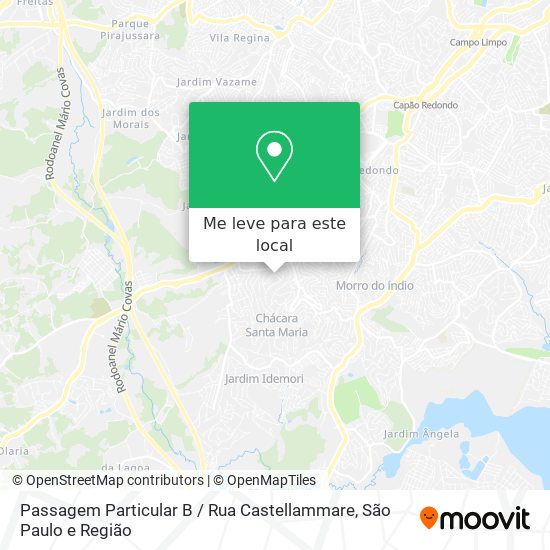 Passagem Particular B / Rua Castellammare mapa