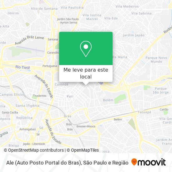 Ale (Auto Posto Portal do Bras) mapa