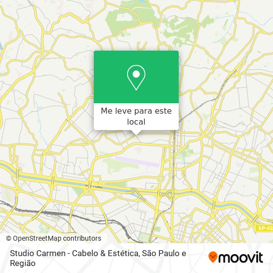 Studio Carmen - Cabelo & Estética mapa
