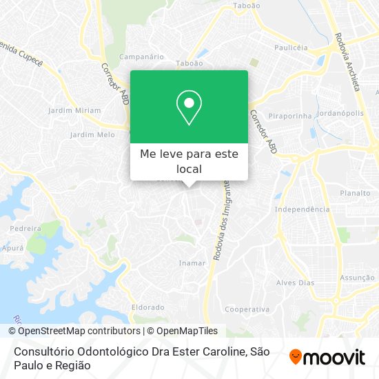 Consultório Odontológico Dra Ester Caroline mapa