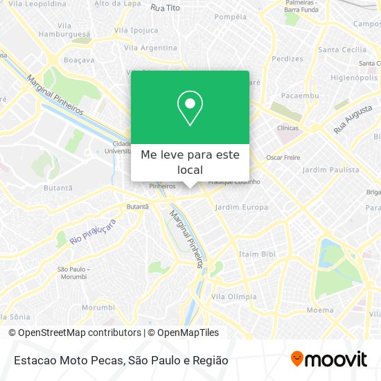 Estacao Moto Pecas mapa