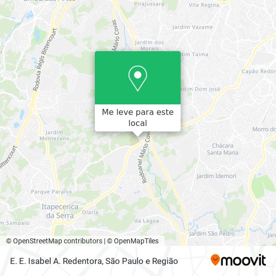 E. E. Isabel A. Redentora mapa