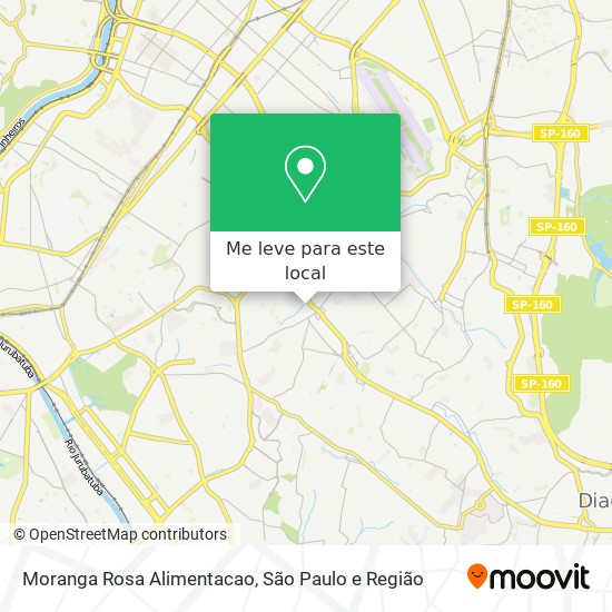 Moranga Rosa Alimentacao mapa