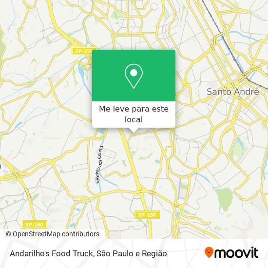 Andarilho's Food Truck mapa