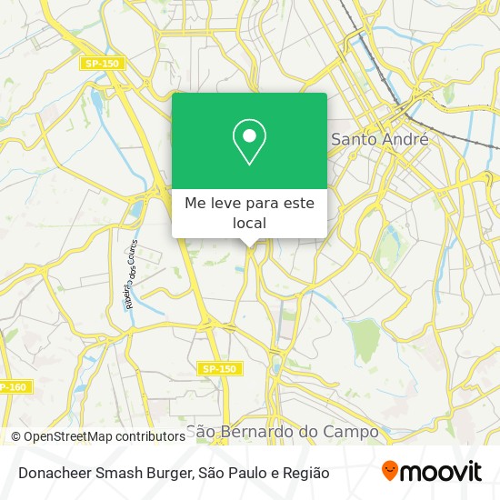 Donacheer Smash Burger mapa