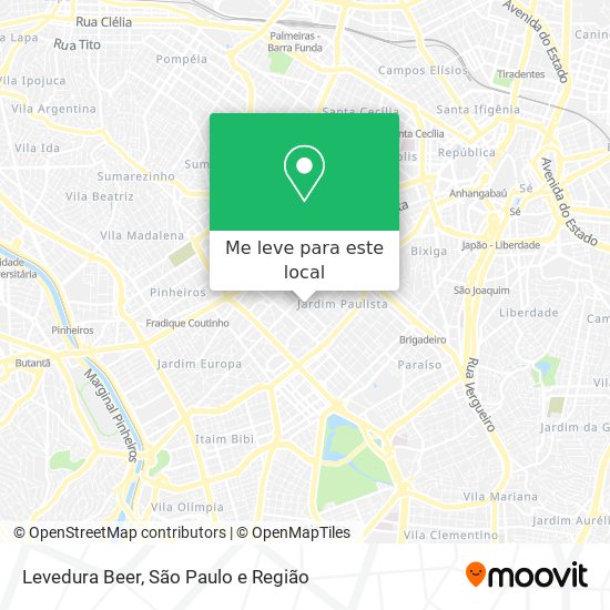 Levedura Beer mapa