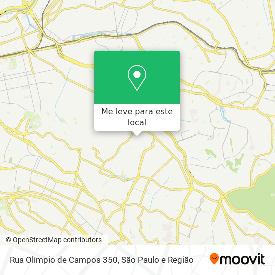 Rua Olímpio de Campos 350 mapa