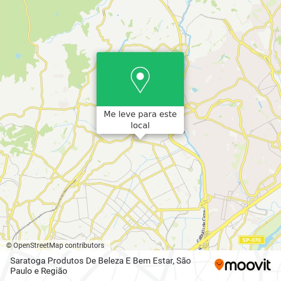 Saratoga Produtos De Beleza E Bem Estar mapa