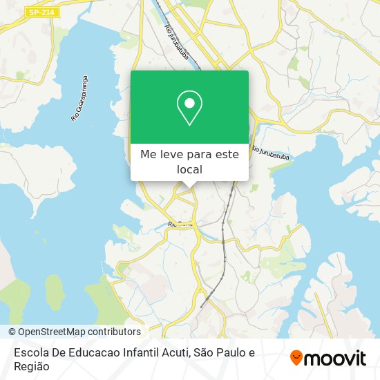 Escola De Educacao Infantil Acuti mapa