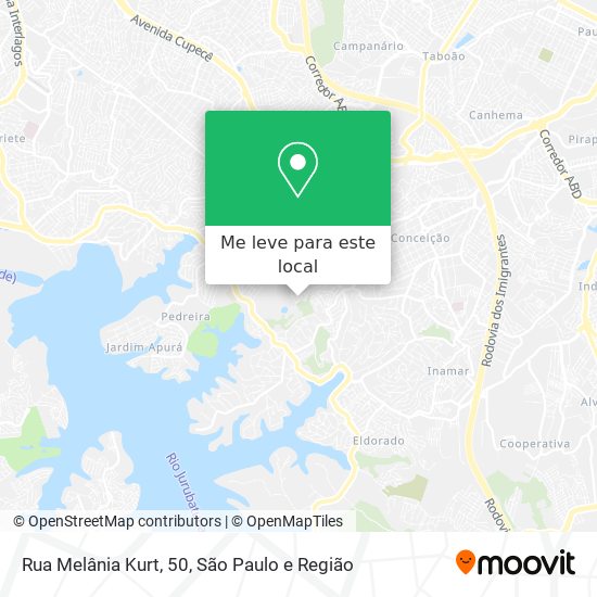 Rua Melânia Kurt, 50 mapa