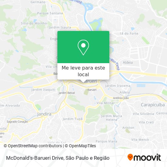 McDonald's-Barueri Drive mapa