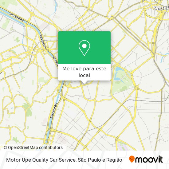 Motor Upe Quality Car Service mapa