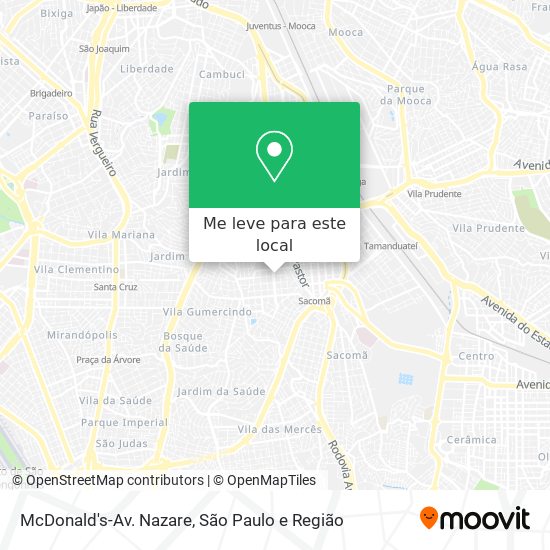 McDonald's-Av. Nazare mapa