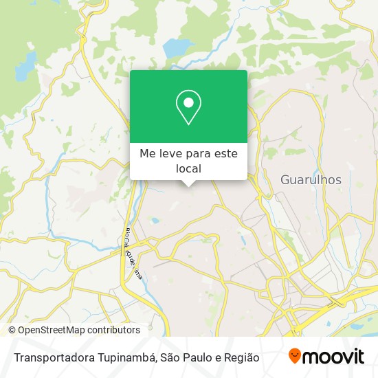 Transportadora Tupinambá mapa