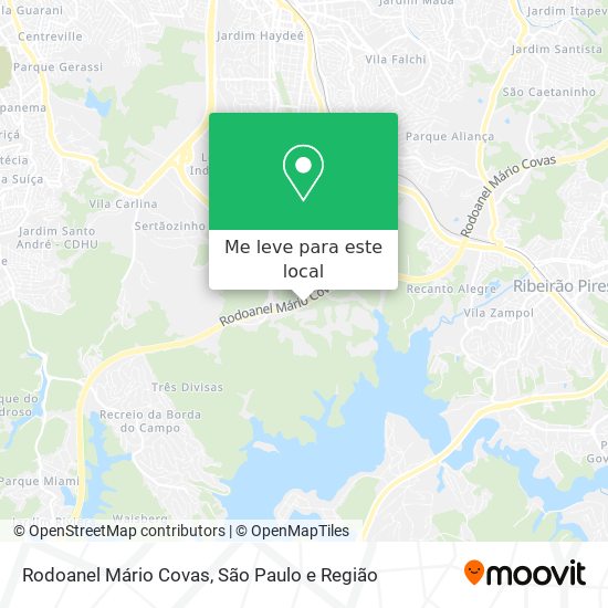 Rodoanel Mário Covas mapa