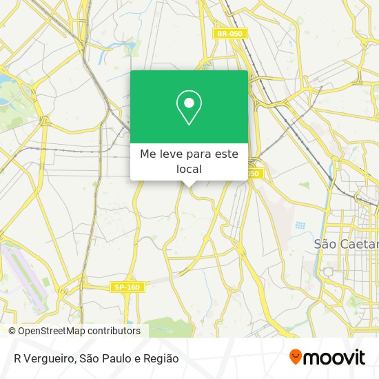 R Vergueiro mapa