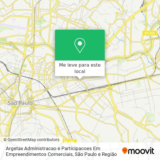 Argetax Administracao e Participacoes Em Empreendimentos Comerciais mapa