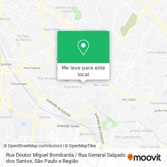 Rua Doutor Miguel Bombarda / Rua General Salgado dos Santos mapa