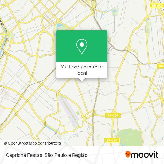 Caprichá Festas mapa