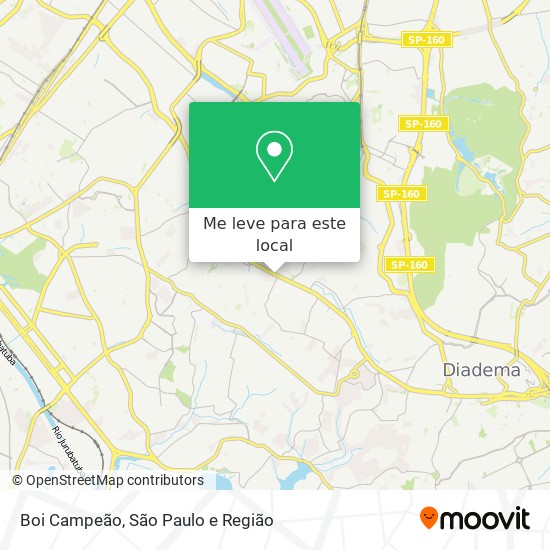 Boi Campeão mapa