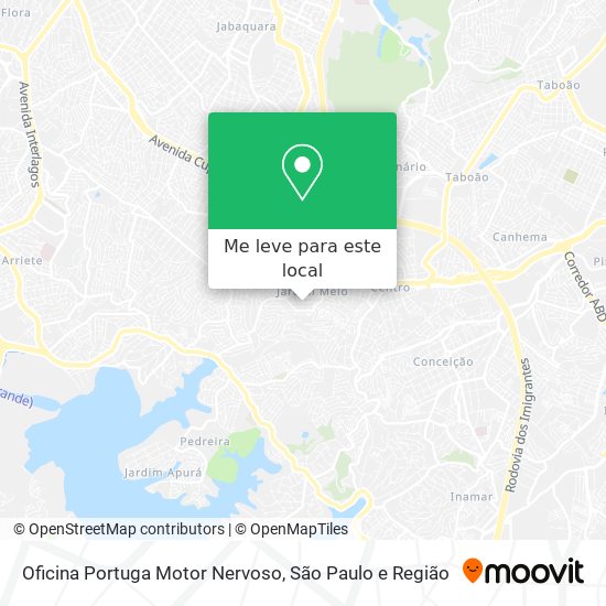 Oficina Portuga Motor Nervoso mapa