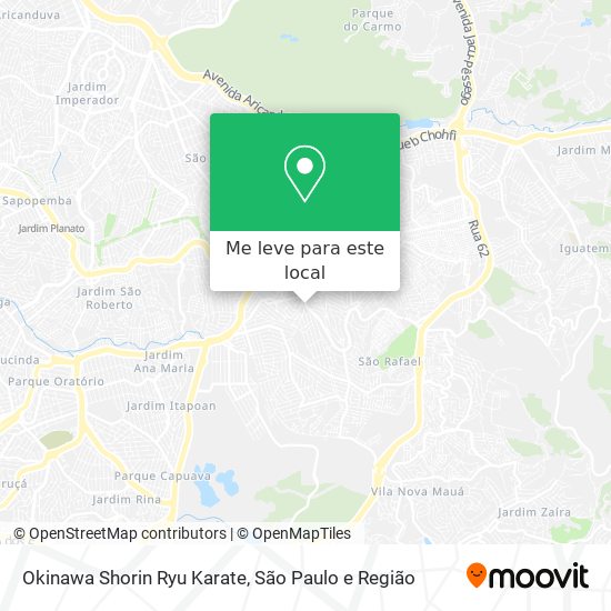Okinawa Shorin Ryu Karate mapa