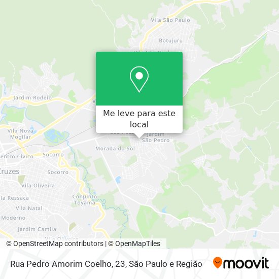 Rua Pedro Amorim Coelho, 23 mapa