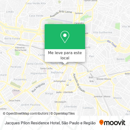 Jacques Pilon Residence Hotel mapa