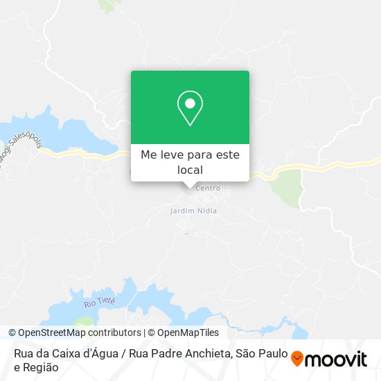 Rua da Caixa d'Água / Rua Padre Anchieta mapa
