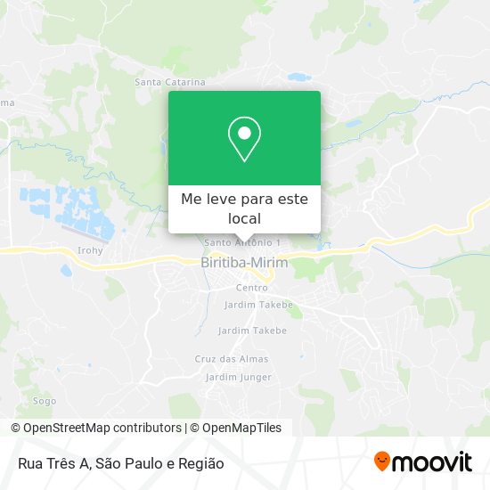 Rua Três A mapa