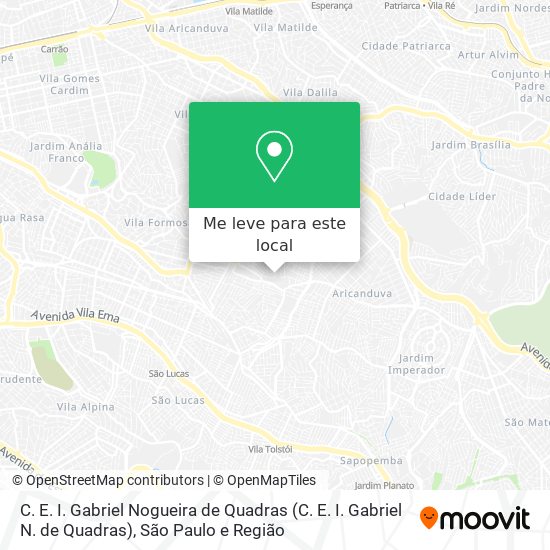 C. E. I. Gabriel Nogueira de Quadras mapa