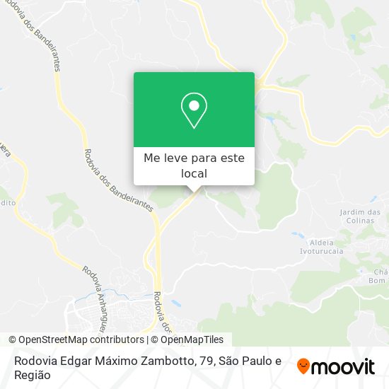 Rodovia Edgar Máximo Zambotto, 79 mapa