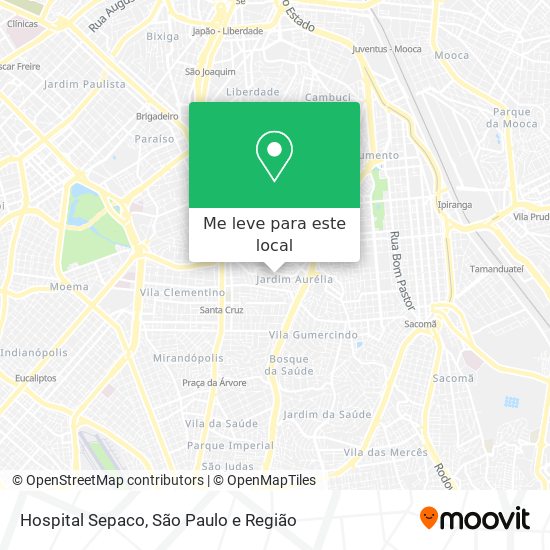 Hospital Sepaco mapa