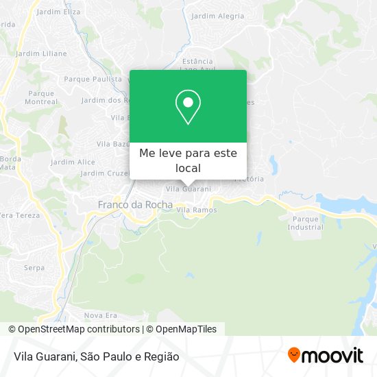 Vila Guarani mapa