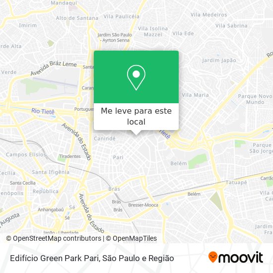 Edifício Green Park Pari mapa