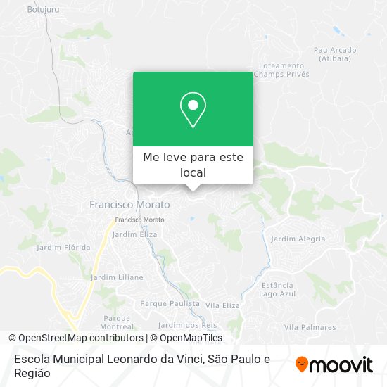Escola Municipal Leonardo da Vinci mapa