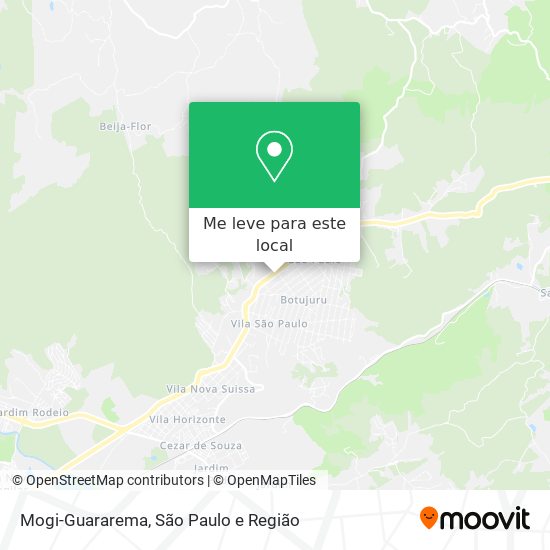 Mogi-Guararema mapa