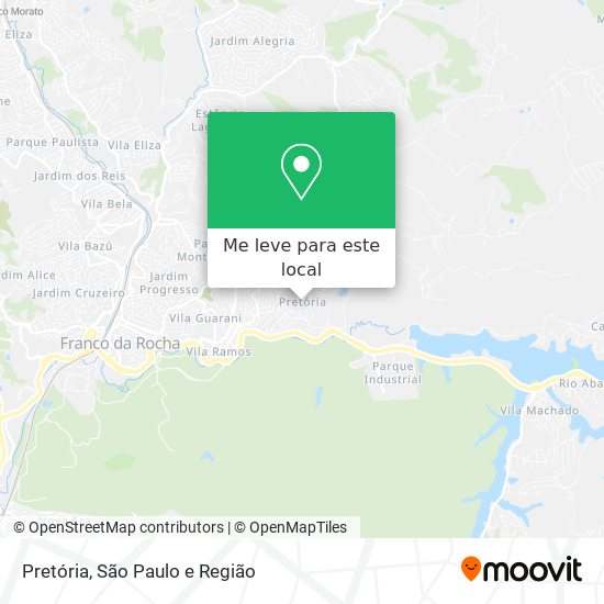 Pretória mapa