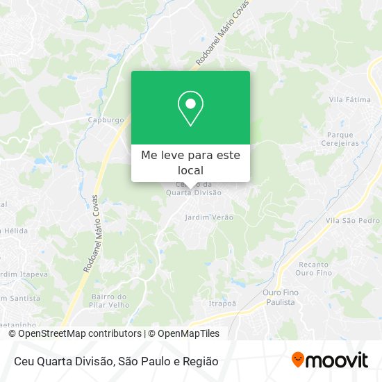 Ceu Quarta Divisão mapa