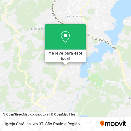 Igreja Católica Km 37 mapa