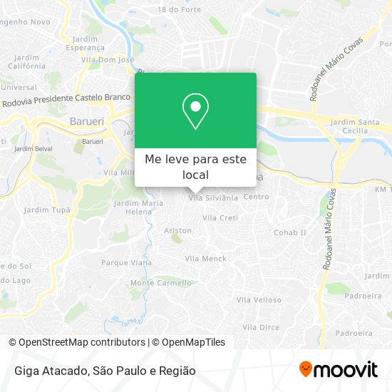 Giga Atacado mapa