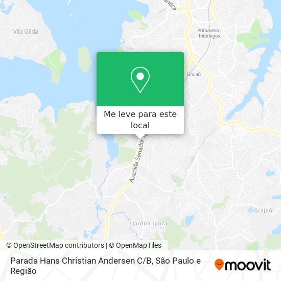 Parada Hans Christian Andersen C / B mapa