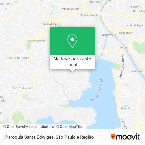 Paroquia Santa Edwiges mapa